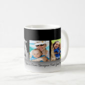 フォトコラージュ文字カスタムフォトパーソナライズされたDIY コーヒーマグカップ (正面右)