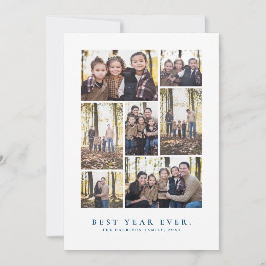 フォトコラージュ新年 シーズンカード (正面)