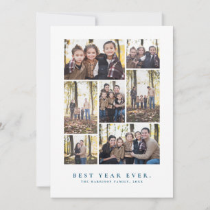フォトコラージュ新年 シーズンカード