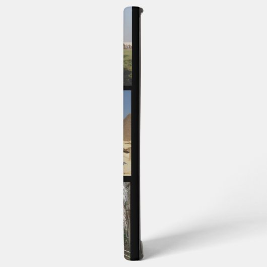 フォトコラージュ旅行メモリ |黒 SAMSUNG GALAXYケース (左側面)