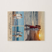 フォトコラージュ日付の保存 ジグソーパズル (横)