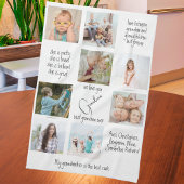 フォトコラージュ最高のおばあちゃんモダンおばあちゃん日 キッチンタオル