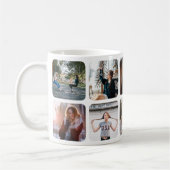 フォトコラージュ最高のの友人 コーヒーマグカップ (左)