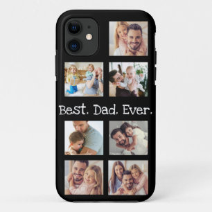 フォトコラージュ最高のパパがカナダの白黒写真に iPhone 11 ケース