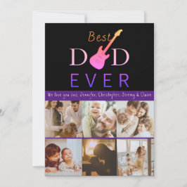 フォトコラージュ最高のパパモダンEver Faters Day シーズンカード