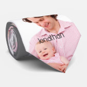 フォトコラージュ最高のパパリーバーファーザーズデイネックタイ ネクタイ (ロール)