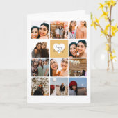 フォトコラージュ最高のフレンドハッピーバースデー カード (黄色い花)