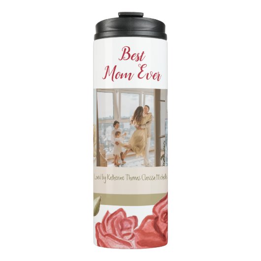 フォトコラージュ最高のママの母の日 タンブラー (正面)