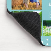 フォトコラージュ最高のマムエバースカイブルー マウスパッド (コーナー)