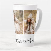 フォトコラージュ最高のマーx 3 カフェラテマグ (右アングル)