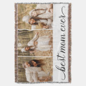 フォトコラージュ最高のマーx 3 スローブランケット (正面縦)