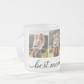 フォトコラージュ最高のマーx 3 フロストグラスマグカップ (正面左)