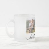 フォトコラージュ最高のマーx 3 フロストグラスマグカップ (左)