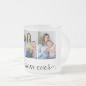 フォトコラージュ最高のマーx 3 フロストグラスマグカップ (正面右)