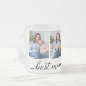 フォトコラージュ最高のマーx 3 フロストグラスマグカップ (正面左)