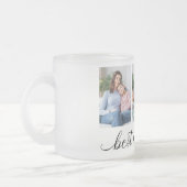 フォトコラージュ最高のマーx 3 フロストグラスマグカップ (左)