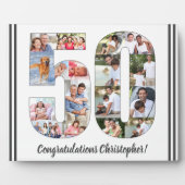 フォトコラージュ概要番号50誕生日 フォトプラーク (正面)