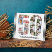 フォトコラージュ概要番号50誕生日 フォトプラーク (側面)