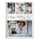 フォトコラージュ母の日の贈り物 ノートブック (正面)