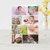 フォトコラージュ母の日 カード (黄色い花)