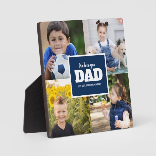 フォトコラージュ海軍ブルーファーザーの日 フォトプラーク (正面)