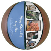 フォトコラージュ父の日バスケットボール バスケットボール (縦)