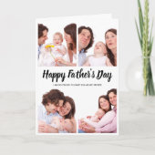 フォトコラージュ父の日 カード (正面)