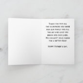 フォトコラージュ父の日 カード (内部)