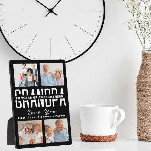 フォトコラージュ父の素晴らしい日の年 フォトプラーク