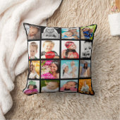 フォトコラージュ独自のDIY枕を作成V3 クッション (ブランケット)