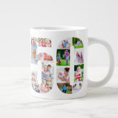 フォトコラージュ番号50 - 50誕生日 ジャンボコーヒーマグカップ (右)