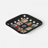 フォトコラージュ白黒カスタム紙プレート ペーパープレート (傾斜あり)