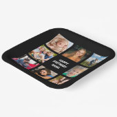 フォトコラージュ白黒カスタム紙プレート ペーパープレート (傾斜あり)