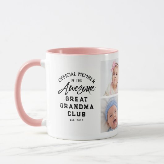 フォトコラージュ素晴らしおばあ素晴らしちゃん マグカップ (左)