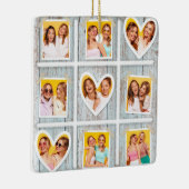 フォトコラージュ素朴ウッドフレンズ磁気カード セラミックオーナメント (右)