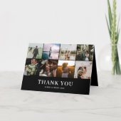 フォトコラージュ結婚の感謝 サンキューカード (正面)