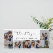 フォトコラージュ結婚の感謝 案内状 (スタンド正面)