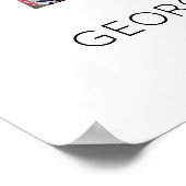 フォトコラージュ結婚の記念日 ポスター (角)