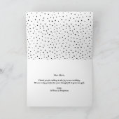 フォトコラージュ結婚の3つのサンキューカード サンキューカード (内部)