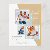 フォトコラージュ結婚THANK's/ベビー/Graduate/ANY ポストカード (正面)