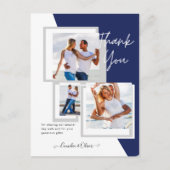 フォトコラージュ結婚THANK's/ベビー/Graduate/ANY ポストカード (正面)