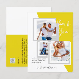 フォトコラージュ結婚THANK's/ベビー/Graduate/ANY ポストカード