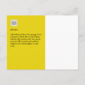 フォトコラージュ結婚THANK's/ベビー/Graduate/ANY ポストカード (裏面)