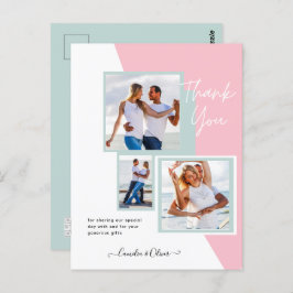 フォトコラージュ結婚THANK's/ベビー/Graduate/ANY ポストカード