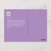 フォトコラージュ結婚THANK's/ベビー/Graduate/ANY ポストカード (裏面)