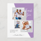 フォトコラージュ結婚THANK's/ベビー/Graduate/ANY ポストカード (正面)