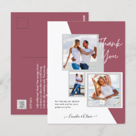 フォトコラージュ結婚THANK's/ベビー/Graduate/ANY ポストカード