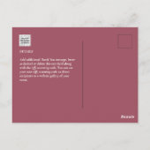 フォトコラージュ結婚THANK's/ベビー/Graduate/ANY ポストカード (裏面)