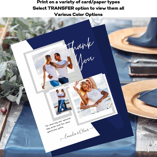 フォトコラージュ結婚THANK's/ベビー/Graduate/ANY ポストカード