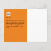 フォトコラージュ結婚THANK's/ベビー/Graduate/ANY ポストカード (裏面)